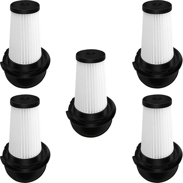 5er Set waschbare Filter für Rowenta ZR005202 RH72 X-Pert Easy MS722/MOU Moulinex MS7221 und Tefal TY723 Staubsauger in Weiß - Bild 1