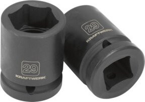 Kraftwerk Schlag-Stecknuss 3/4 Zoll 29 mm in Schwarz - Bild 1