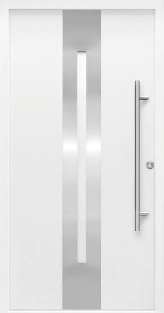 Haustür Thermospace Dublin Prime in Weiß mit Glaseinsatz, Anschlag Rechts, B: 110 cm, H: 210 cm - Bild 1