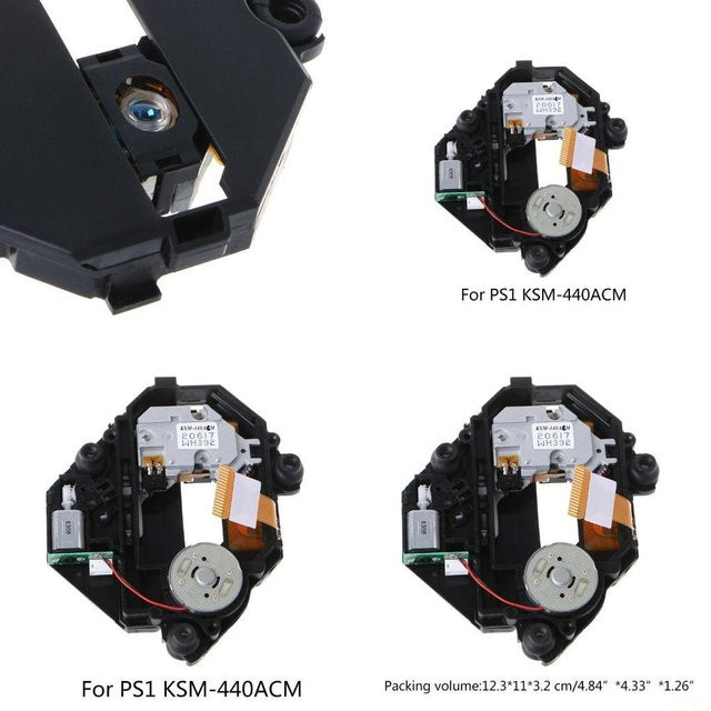 B03F Ersatz-Laserlinse für PS1 Spielkonsole KSM-440ADM in Schwarz - Bild 1