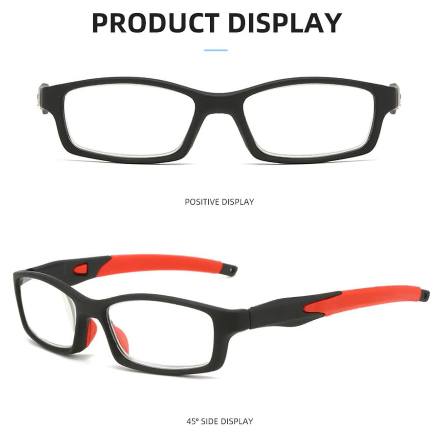 KLASSNUM Lesebrille, Herren, Vollrand, rechteckig, Kunststoff, schwarz - Bild 2
