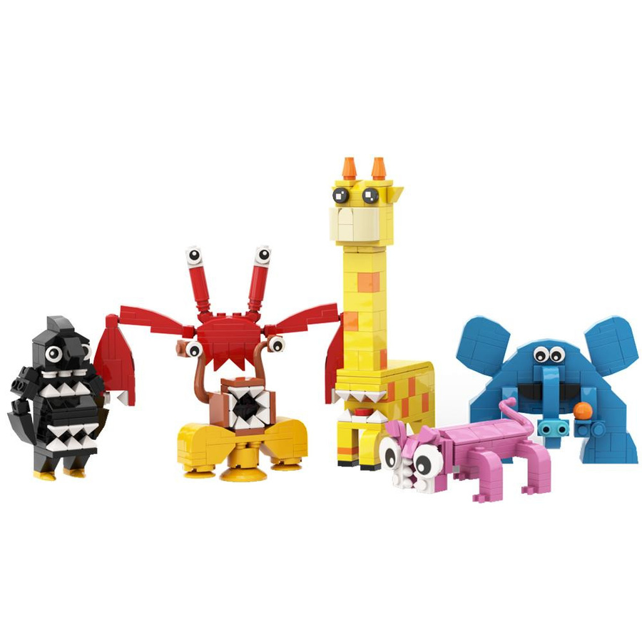 Gobricks Garten von BanBan Alle Mitglieder Figuren Bausteine Set ab 14 Jahren - Bild 2