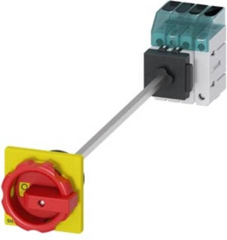 Siemens Lasttrennschalter 4polig 32A 16mm² 690 V/AC in Rot und Gelb 3LD32480TL53 - Bild 1