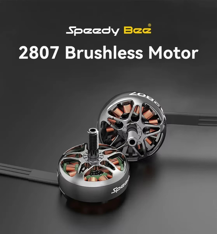 SpeedyBee 2807 Bürstenlose Motoren 1050KV 6S LIPO für FPV Long Range Drohnen DIY Teile, 4er Set - Bild 2