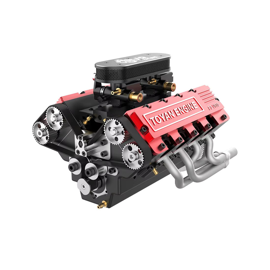 Toyan 4-Takt-Methanol DIY-Bausatz, RC-Motormodell, Metall - Bild 2
