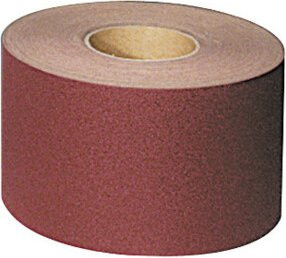 VSM Schleifgewebe-Sparrolle braun KK 114 F, Breite: 100 mm, Länge: 50 m, Körnung: 240 - Bild 1