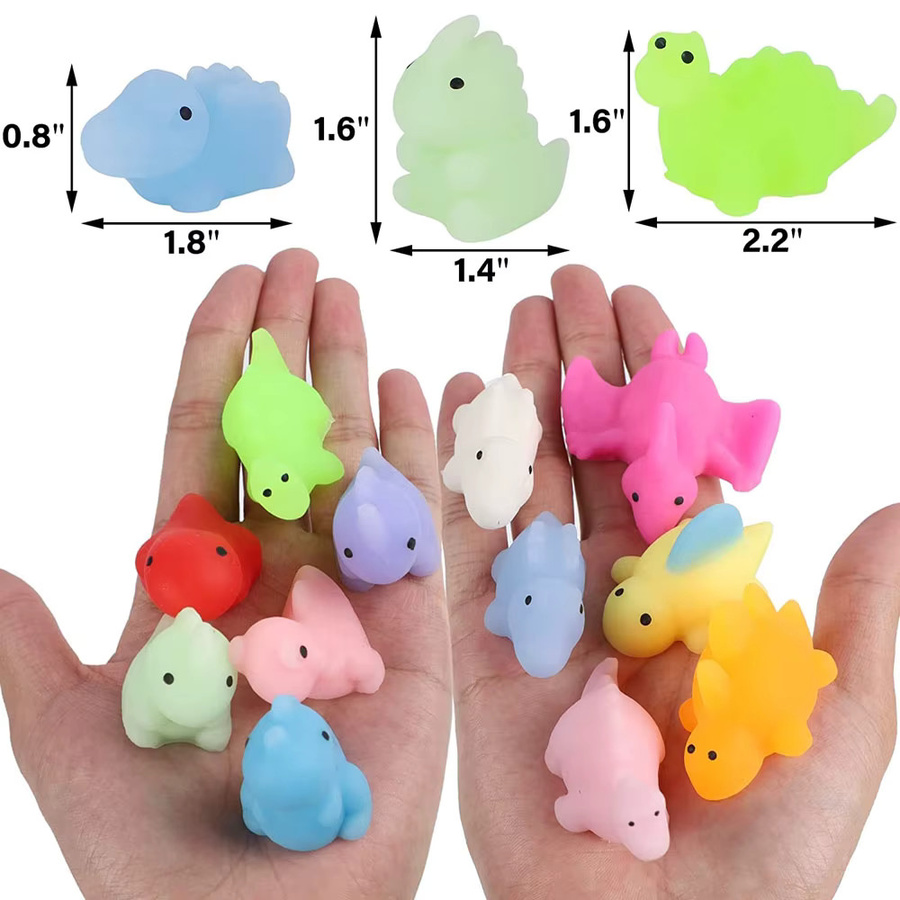 JK-ZMM Mochi Squishy Spielzeug, Dinosaurier Tier, 12/36-teiliges Set - Bild 2