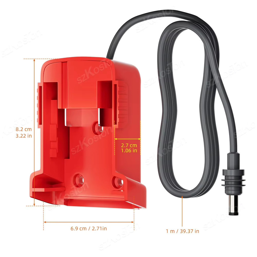 Starlink Mini Ladegerät Adapter auf DC-Strom mit 1 m Kabel für Milwaukee Akku von ouliluye - Bild 6