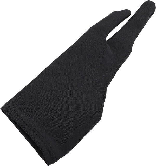 5er Set Koogeelife Künstler Zeichenhandschuhe für die linke Hand, einlagig und atmungsaktiv, Schwarz, Größe S - Bild 1