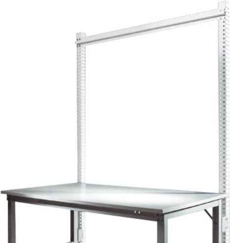 Manuflex ZB3794.7035 Anbau-Aufbauportal ohne Ausleger für UNIVERSAL + PROFI Spezial Anbautische in Grau, Nutzhöhe: 150 cm - Bild 1