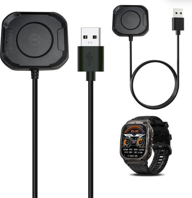 Setoobay USB Ladekabel für Kospet TANK M3 ULTRA und Kospet TANK M3 Smartwatch in Schwarz - Bild 1