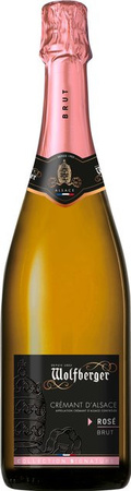 Wolfberger Crémant d’Alsace Rosé, Pinot Noir, Brut, Schaumwein, 0,75 l