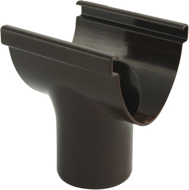 Marley Duplex Dachrinnen-Stutzen RG 80 DN 53 in Braun - Bild 1