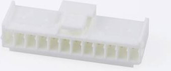Molex Buchsengehäuse-Kabel 511631200 in Weiß aus Kunststoff - Bild 1