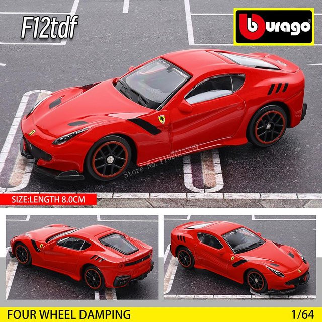 Bburago Ferrari, Druckgussmodell, 1:64, ab 4 Jahren - Bild 1