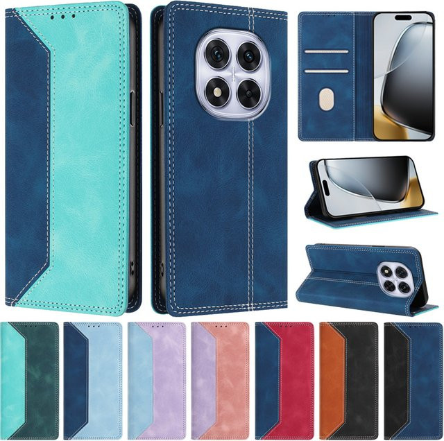 Magnetische Flip Case Lederhülle für Xiaomi Redmi Note 14 13 12 11 Pro Plus 4G 5G 12S 11S in Multicolour - Bild 1