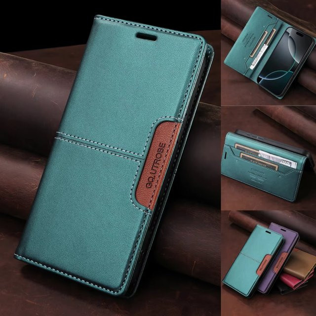 Magnetische Flip Ledertasche für Samsung Galaxy A-Serie 5G (A16 A36 A56 A26 A55 A35 A15 A25 A17 A05S A14 A24 A34 A54 A13 A33 A53 A73) als Brieftasche - Bild 1