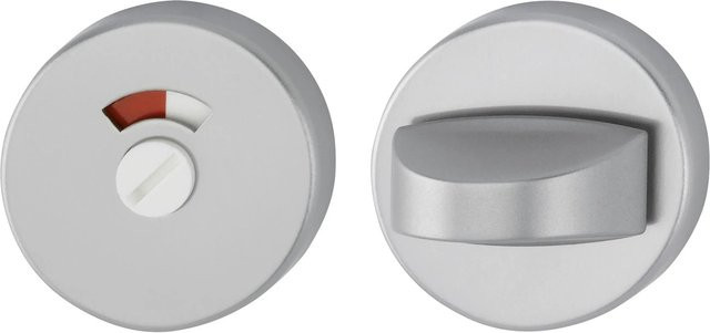 AnsaPro WC-Rosette Trave Montage-Set aus Aluminium in Silber - Bild 1