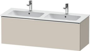Duravit Waschtischunterschrank D-Neo wandhängend in Beige Matt, B: 128 cm, T: 46,2 cm, H: 44 cm