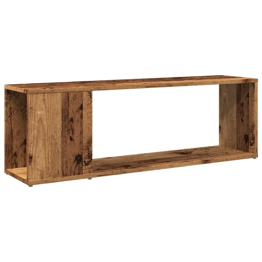 vidaXL TV-Schrank in Altholz-Optik, braun, B/T/H: 100 x 24 x 32 cm - Bild 2
