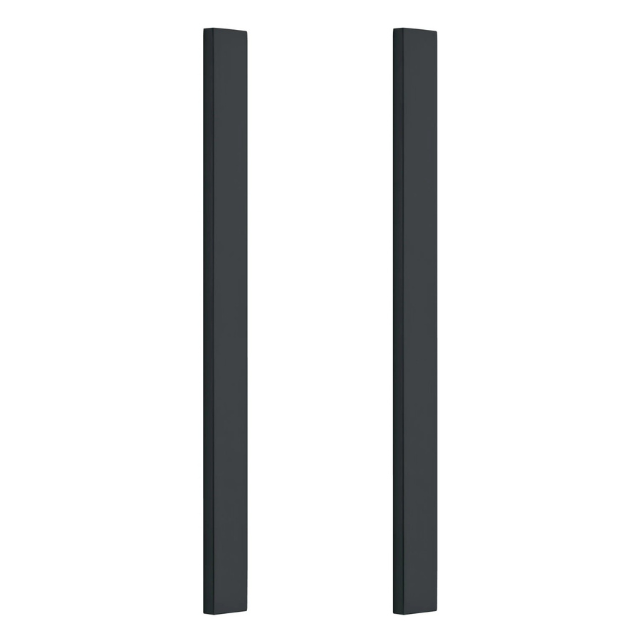 Loft+Mehr Griffleistenpaar Gerundet zum Kleben in Schwarz Matt, Länge: 40 cm - Bild 2