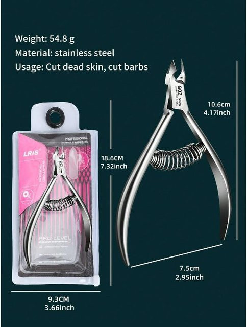 SZwatch Nagelhautzange aus Edelstahl, Silber, Glänzend, Unisex - Bild 1