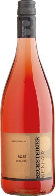 Becksteiner Winzer Weinhaus Schwarzriesling Rosé, 2024, Tauberfranken, halbtrocken, 1,0 l - Bild 1