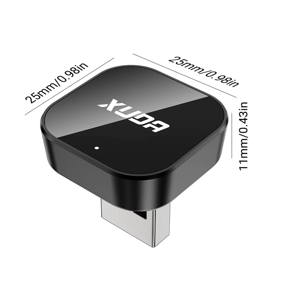XUDA 2-in-1 Kabelloser CarPlay und Android Auto Adapter, 5GHz WLAN, USB-C und USB, Schwarz - Bild 6