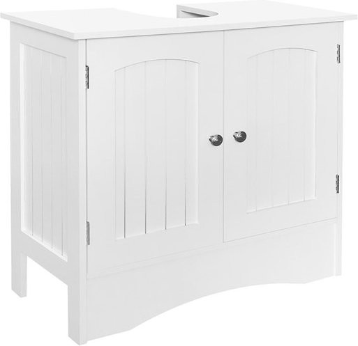 ML-Design Waschbeckenunterschrank für das Badezimmer in Weiß mit 2 Türen, B/T/H: 60 x 30 x 60 cm - Bild 1