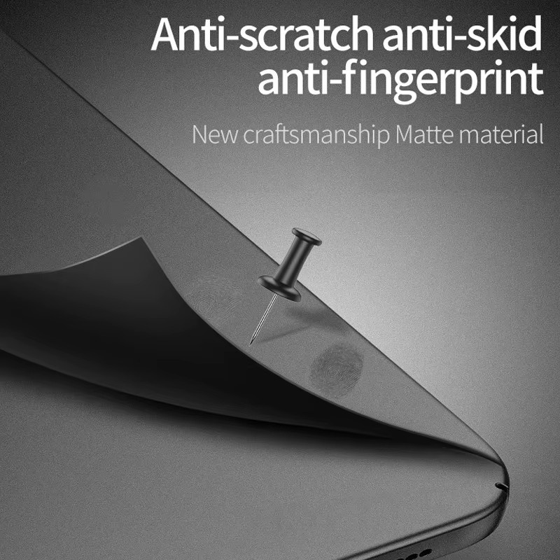 ZROTEVE Ultradünne Handyhülle für OnePlus Nord CE 5, matte Hart-PC Abdeckung, stoßfest, Schwarz oder Blau - Bild 3