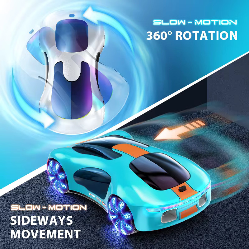 Kelaton Energie-Sprüh-Stunt-RC-Auto, ferngesteuert, mit LED-Radbeleuchtung - Bild 3