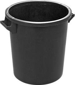 Schäfer Shop Stapelbare Tonne aus HDPE, 35 Liter, Schwarz - Bild 1