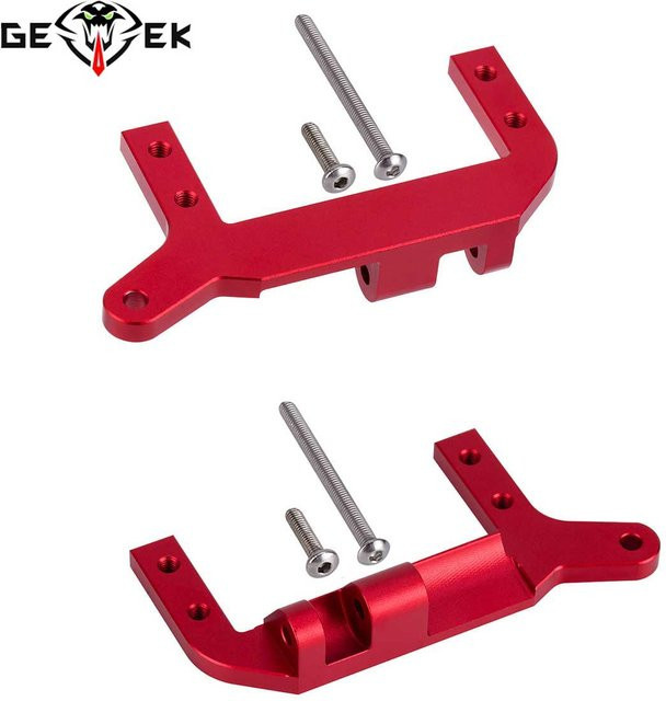MALOM RC TRX4 Servo Halterung Ständer Vorderachse, Metall, Rot - Bild 1