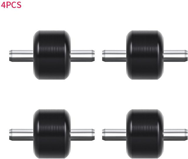 Weiche Rollenräder Ersatzteile für Dyson V6 V7 V8 V10 V11 V15 Staubsauger in Schwarz - Bild 1