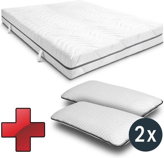 Sleezzz VISCOMATRATZE Smart Comfort Foam Matratze in Weiß B/T: 180 x 200 cm - Bild 1