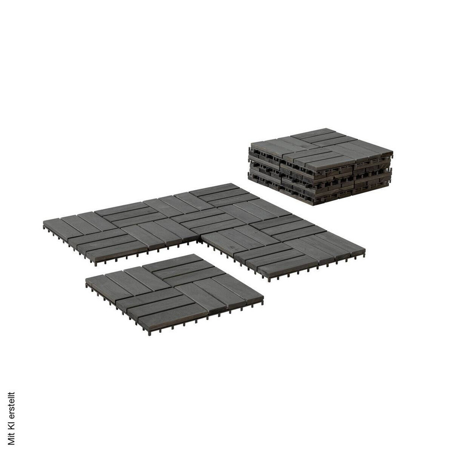 Pocoline Terrassenfliese Anthrazit B/L: 30 x 30 cm - Bild 3