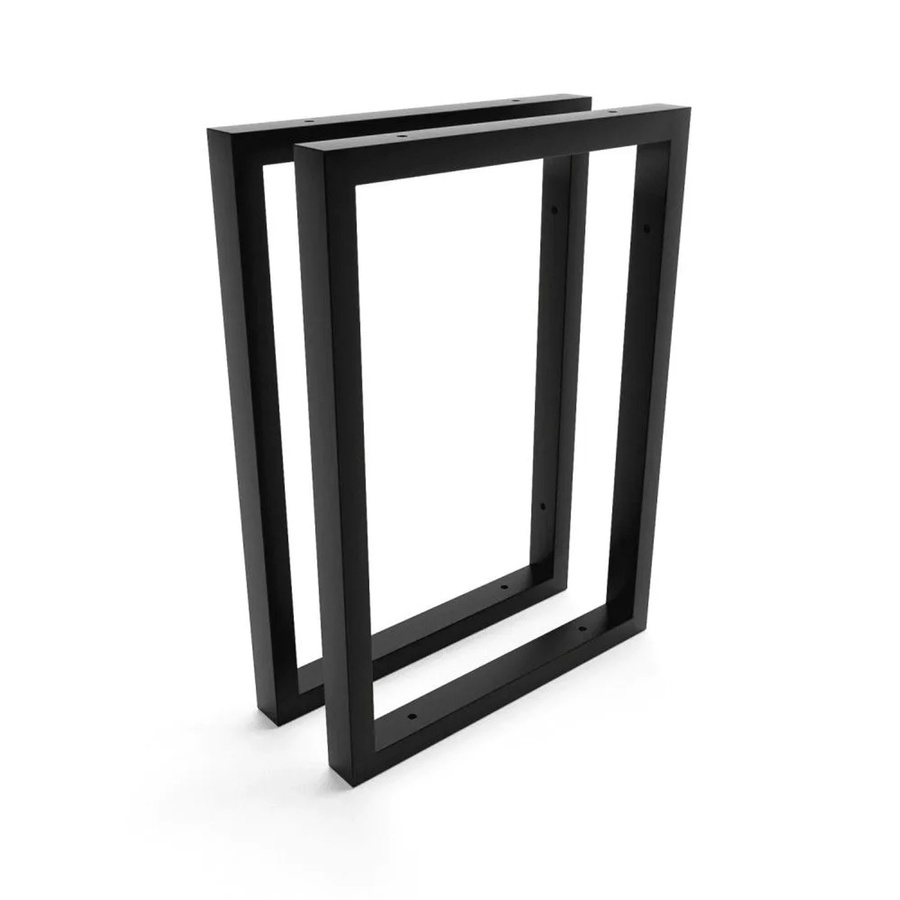 HEVVA Waschtischhalterung REUSS 2er Set Schwarz Matt, Tiefe: 30 cm - Bild 2