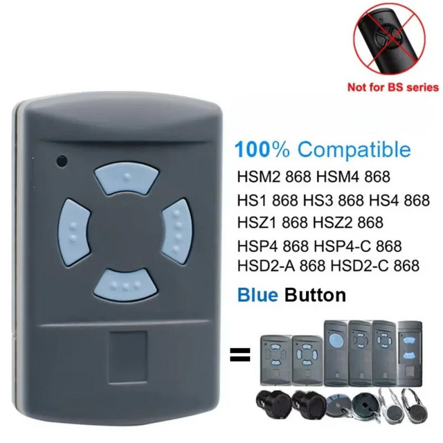 Scimagic-RC Garagentor-Fernbedienung für HSM4 HSM2 HS2 HS4 HSE2 HSE4 HSZ1 HSZ2 HSP4 mit 868 MHz - Bild 1