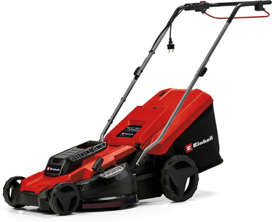 Einhell Elektro-Rasenmäher GC-EM 1800/43 in Rot/Schwarz mit Schnitthöhenverstellung und Tragegriff