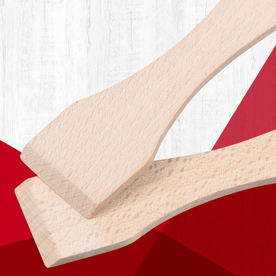 Fackelmann Raclette Spachtel Eco aus Holz in Beige, hitzebeständig und spülmaschinenfest - Bild 2