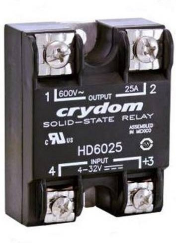 Crydom Halbleiterrelais HD60125G Schwarz Panel Mount - Bild 1