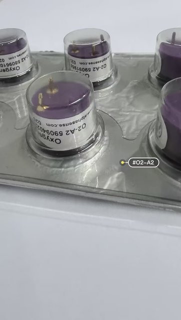 Alphasense Sauerstoffsensor O2-A2 und O2-A3 Gasdetektor in Violett - Bild 1