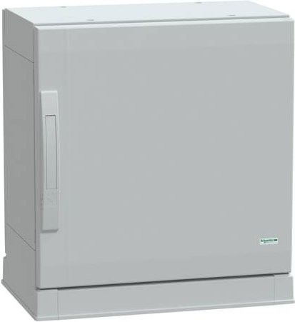Schneider Electric Polyestergehäuse PLAZ mit Sockelrahmen und offenem Boden, Farbe Grau, B/T/H: 50 x 50 x 32 cm, IP54 - Bild 1