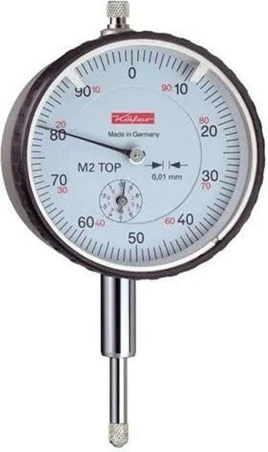 KÄFER Messuhr M2 Top S mit 10 mm Ablage und 0,01 mm Messgenauigkeit inklusive Stoßschutz - Bild 1