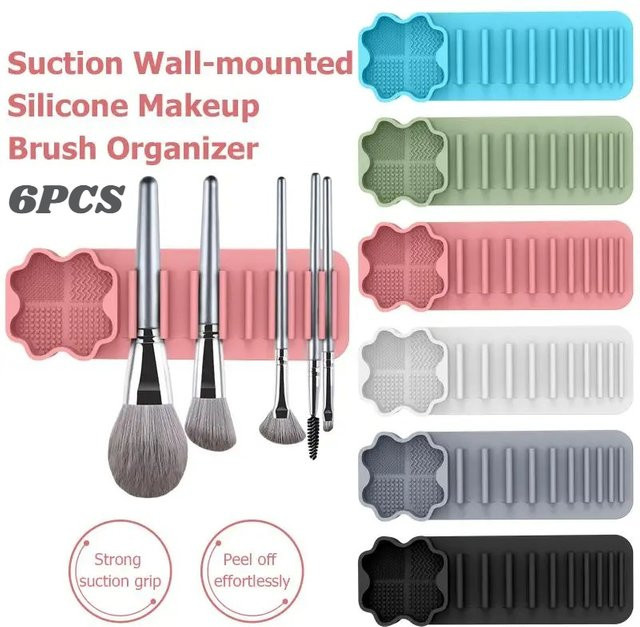 YOCITY Make-up-Pinsel-Trockenständer, Silikon, grau, Unisex - Bild 1