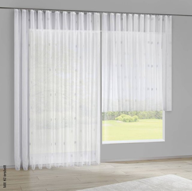 POCOline Fertigstore Nelke in Grau, Breite: 400 cm, Höhe: 245 cm - Bild 1