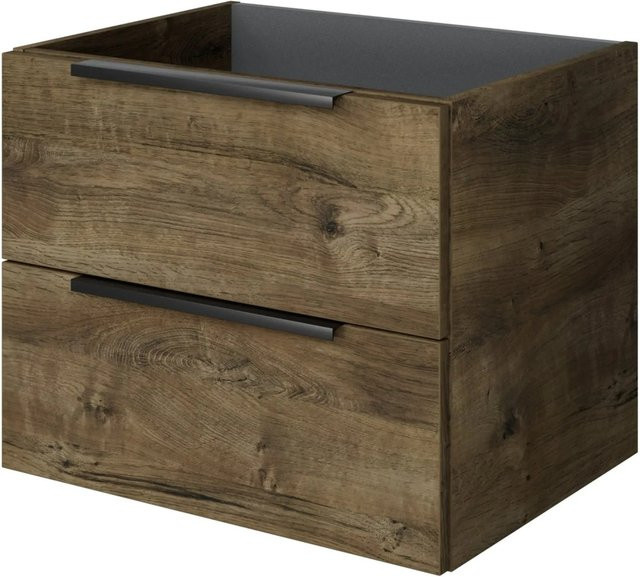 Pelipal Waschbeckenunterschrank Quantum 07 in Eiche Ribbeck Quer mit 2 Auszügen, Breite: 59 cm, Höhe: 48 cm, Tiefe: 42,9 cm - Bild 1