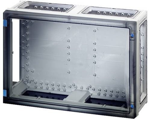 Hensel FP 0400 Verteilergehäuse aus Kunststoff in Grau und Transparent, B/T/H: 54,0 x 36,0 x 16,3 cm - Bild 1