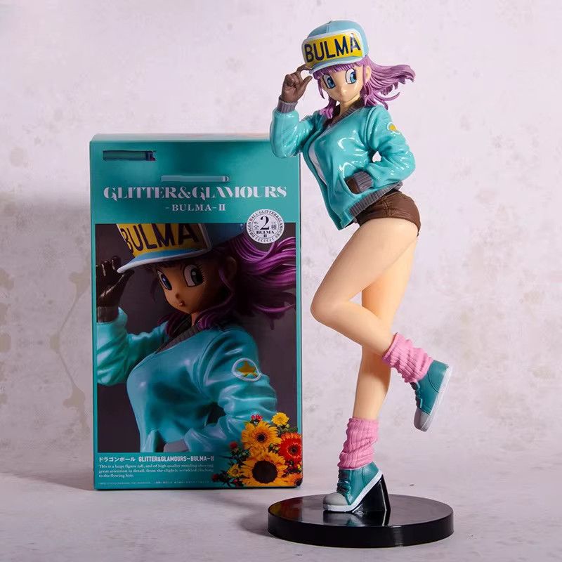 Bandai Dragon Ball Anime Figur Bulma Multicolor, PVC Modell, Höhe: 25 cm - Bild 2