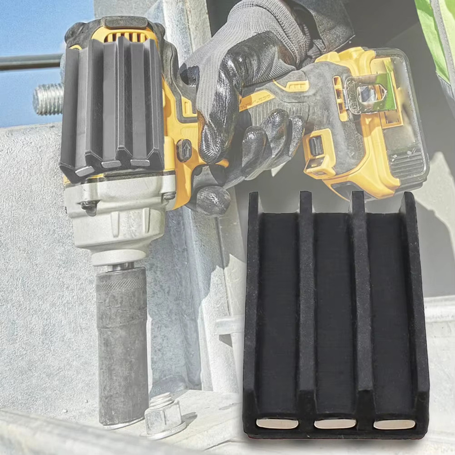 Magnetischer Bithalter Set in Schwarz für Milwaukee und Dewalt Schlagschrauber und Bohrer - Bild 5